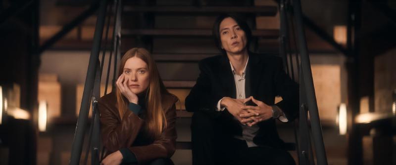 Кадр из заключительной серии сериала Drops of God