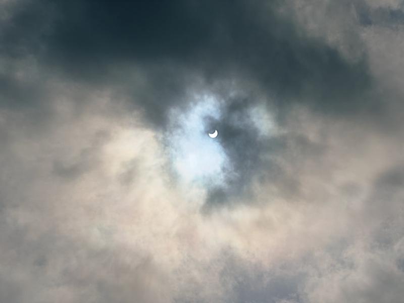 Солнечное затмение сегодня